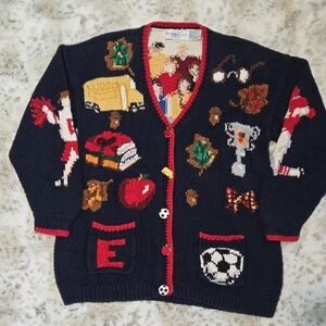 Vintage School Teacher Homecoming Cardigan